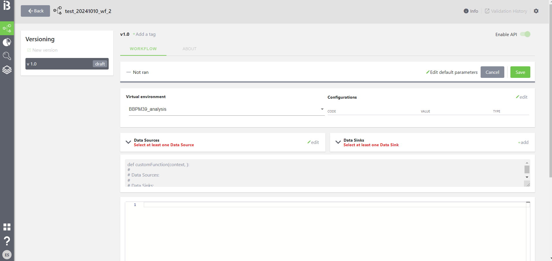 Datalabs Analysis Dettaglio WF New