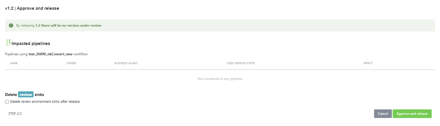 Approve & Release Validator