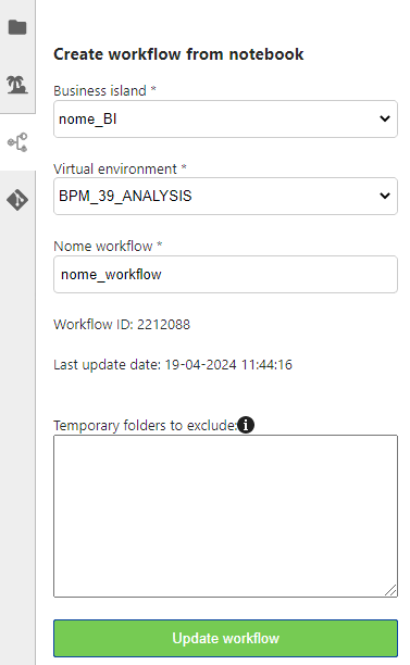 Conversione Notebook Workflow
